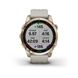 Смарт-часы Garmin Fenix 7S Sapphire Solar золотистые титановые со светло-бежевым ремешком 010-02539-21 фото 9