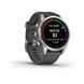 Смарт-годинник Garmin Fenix 7S Pro - Solar Edition - сріблястий з графітовим ремінцем 010-02776-01 фото 2