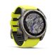 Смарт-годинник Garmin Fenix 8 – 51 мм, Solar Sapphire, титан з яскраво-жовтим/графітовим силіконовим ремінцем 010-02907-21 фото 3