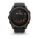 Смарт-часы Garmin Fenix 8 – 51 мм, Solar Sapphire, титан с DLC-покрытием Carbon Gray и силиконовым ремешком черного/серого цвета 010-02907-11 фото 2