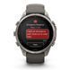 Смарт-годинник Garmin Fenix 9 Pro Solar (47 мм) inReach з титановим корпусом і силіконовим ремінцем кольору галька / сріблясто-сірий