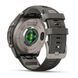 Смарт-годинник Garmin Fenix 9 Pro Solar (47 мм) inReach з титановим корпусом і силіконовим ремінцем кольору галька / сріблясто-сірий