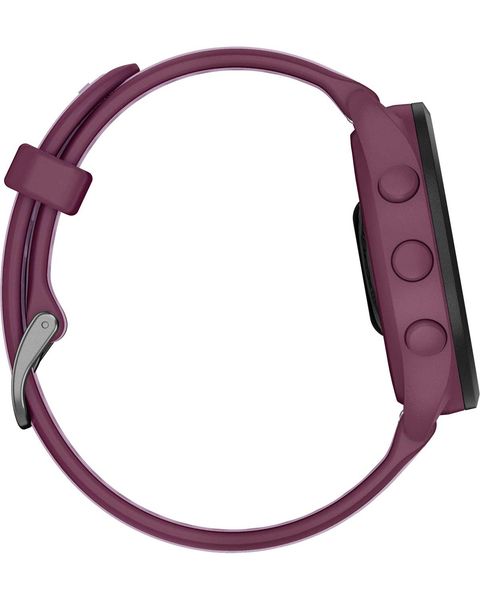 Смарт-годинник Garmin Forerunner 165 Music, силіконовий ремінець ягідно-бузковий 010-02863-33 фото