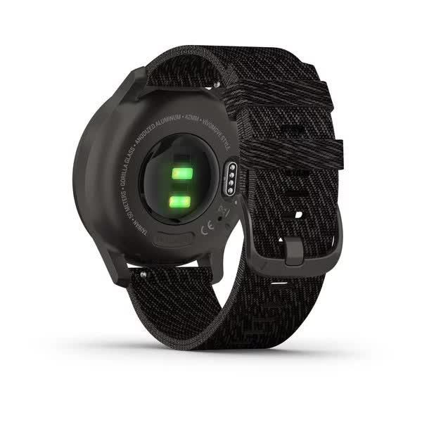 Смарт-часы Garmin Vivomove Style графит, алюминиевый корпус, черный нейлоновый ремешок 010-02240-23 фото