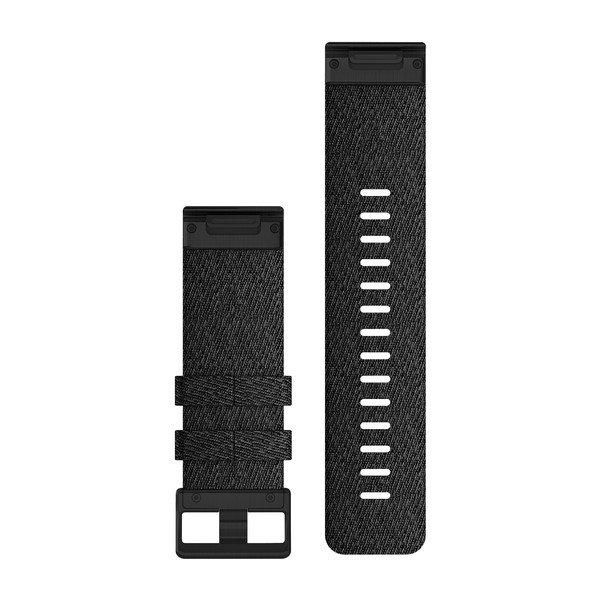 Тканинний ремінець Garmin QuickFit 26 для годинників Fenix, Tactix, Quatix, Descent, чорний 010-12864-07 фото