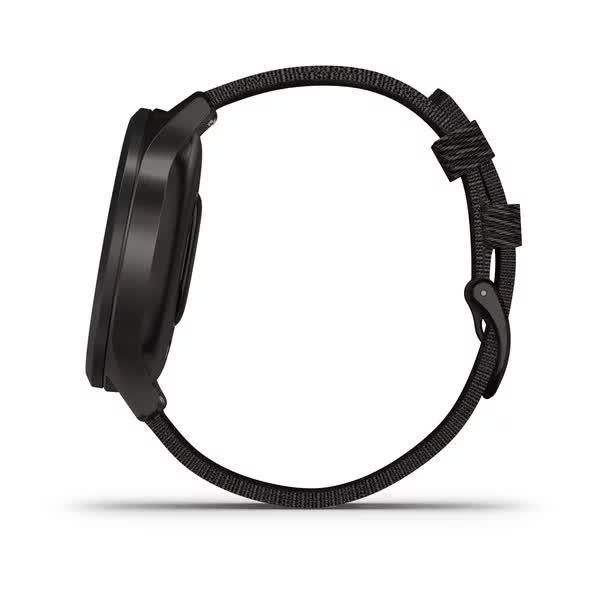 Смарт-часы Garmin Vivomove Style графит, алюминиевый корпус, черный нейлоновый ремешок 010-02240-23 фото