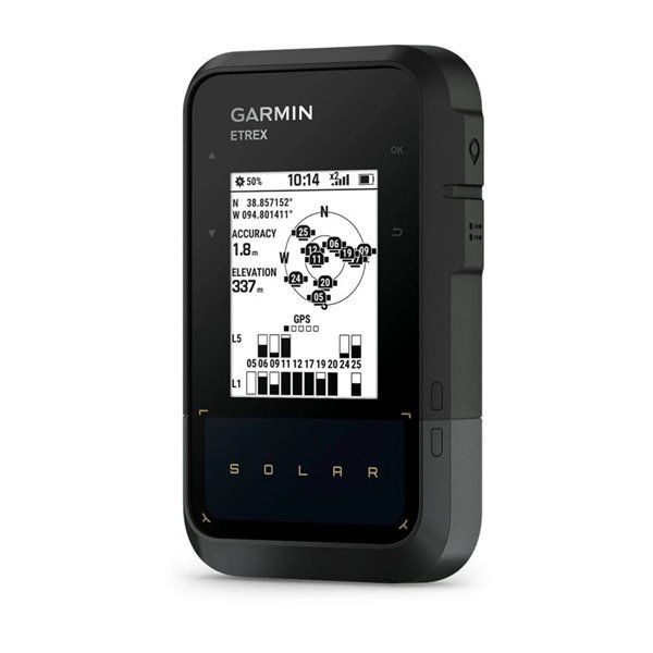 Портативний GPS-навігатор на сонячній енергії Garmin eTrex Solar 010-02782-00 фото