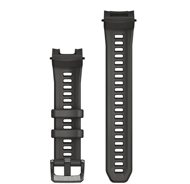 Ремінець Garmin QuickFit 22, чорного кольору з металевою пряжкою, силіконовий (Black)