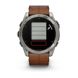 Смарт-часы Garmin Fenix 8 – 51 мм, AMOLED Sapphire, титан с DLC-покрытием Carbon Gray и каштановым кожаным ремешком 010-02905-40 фото 11