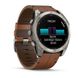 Смарт-годинник Garmin Fenix 8 – 51 мм, AMOLED Sapphire, титан з DLC-покриттям Carbon Gray та каштановим шкіряним ремінцем 010-02905-40 фото 4