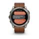 Смарт-годинник Garmin Fenix 8 – 51 мм, AMOLED Sapphire, титан з DLC-покриттям Carbon Gray та каштановим шкіряним ремінцем 010-02905-40 фото 12