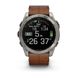 Смарт-часы Garmin Fenix 8 – 51 мм, AMOLED Sapphire, титан с DLC-покрытием Carbon Gray и каштановым кожаным ремешком 010-02905-40 фото 9