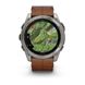 Смарт-годинник Garmin Fenix 8 – 51 мм, AMOLED Sapphire, титан з DLC-покриттям Carbon Gray та каштановим шкіряним ремінцем 010-02905-40 фото 7