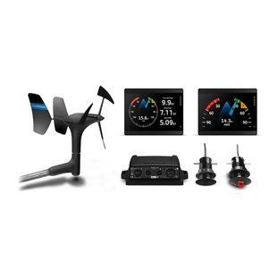 Комплект Garmin для вітрильника з двома морськими приладами GMI 40, датчиком вітру gWind і датчиками глибини, швидкості та температури води GDT 43 і GST 43