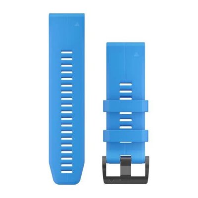 Ремінець Garmin QuickFit 26 мм для годинників Fenix, Tactix, Quatix, D2, Foretrex та інших, блакитний 010-12741-02 фото