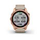 Смарт-часы Garmin Fenix 7s Sapphire Solar титановые розовое золото со светло-бежевым кожаным ремешком 010-02539-35 фото 9