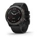 Смарт-годинник Garmin Fenix 6X Sapphire Carbon Grey DLC з чорним ремінцем 010-02157-11 фото 1