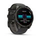 Смарт-годинник Garmin Fenix 8 – 47 мм, AMOLED Sapphire, титан з DLC-покриттям Carbon Gray та силіконовим ремінцем чорного/сірого кольору 010-02904-21 фото 3