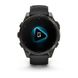 Смарт-годинник Garmin Fenix 8 – 47 мм, AMOLED Sapphire, титан з DLC-покриттям Carbon Gray та силіконовим ремінцем чорного/сірого кольору 010-02904-21 фото 4