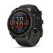 Смарт-годинник Garmin Fenix 8 – 47 мм, AMOLED Sapphire, титан з DLC-покриттям Carbon Gray та силіконовим ремінцем чорного/сірого кольору 010-02904-21 фото 1