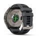 Смарт-годинник Garmin Fenix 9 Pro (51 мм) inReach з титановим корпусом і графітово-чорним силіконовим ремінцем