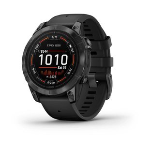 Смарт-годинник Garmin Epix Pro (Gen 2) - Standard Edition 47 mm - сланцево-сірий з чорним ремінцем 010-02803-01 фото