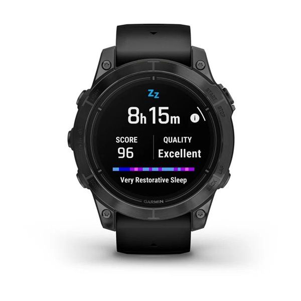 Смарт-годинник Garmin Epix Pro (Gen 2) - Standard Edition 47 mm - сланцево-сірий з чорним ремінцем 010-02803-01 фото