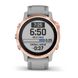 Смарт-годинник Garmin Fenix 6S Sapphire Rose Gold з сірим ремінцем 010-02159-21 фото 2