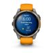 Смарт-часы Garmin Fenix 8 – 47 мм, AMOLED Sapphire, титан с силиконовым ремешком цвета Spark Orange/Graphite 010-02904-11 фото 2