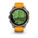 Смарт-часы Garmin Fenix 8 – 47 мм, AMOLED Sapphire, титан с силиконовым ремешком цвета Spark Orange/Graphite 010-02904-11 фото 6