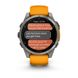 Смарт-часы Garmin Fenix 8 – 47 мм, AMOLED Sapphire, титан с силиконовым ремешком цвета Spark Orange/Graphite 010-02904-11 фото 11