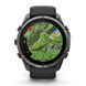 Смарт-годинник Garmin Fenix 9 Pro (51 мм) inReach з титановим корпусом Carbon Gray DLC і чорно-сірим силіконовим ремінцем