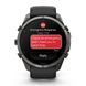 Смарт-годинник Garmin Fenix 9 Pro (51 мм) inReach з титановим корпусом Carbon Gray DLC і чорно-сірим силіконовим ремінцем