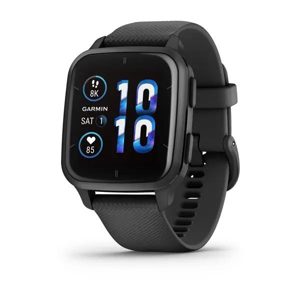 Смарт-часы Garmin Venu Sq 2 Music Edition черные с грифельным безелем 010-02700-10 фото