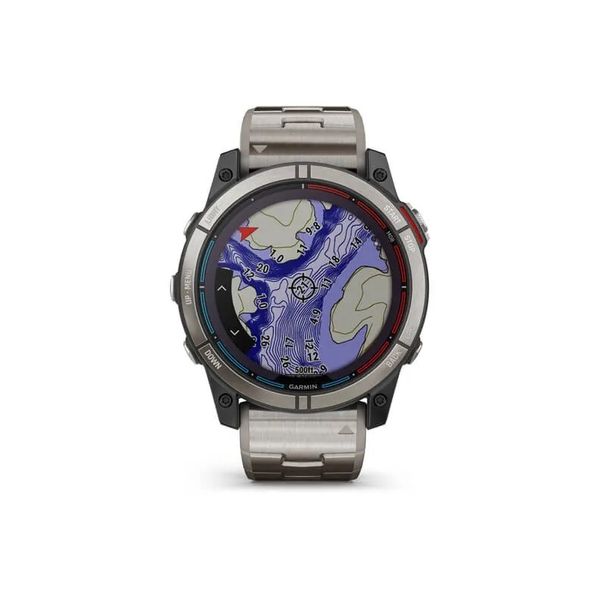 Смарт-годинник Garmin Quatix 7X Solar з титановим браслетом 010-02541-61 фото