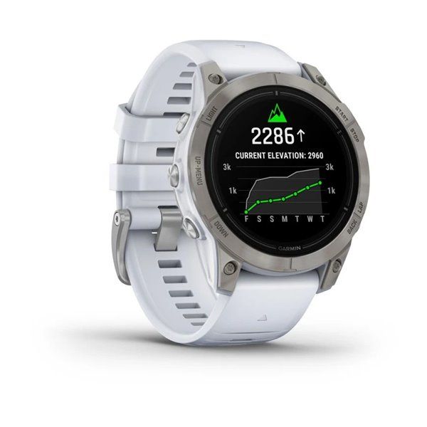 Смарт-часы Garmin Epix Pro (Gen 2) - Sapphire Edition 47 mm - титан с ремешком цвета молочного кварца 010-02803-21 фото