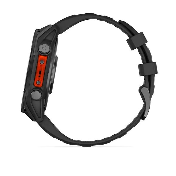 Смарт-часы Garmin Fenix 8 – 47 мм, AMOLED, сланцево-серые с черным силиконовым ремешком 010-02904-00 фото