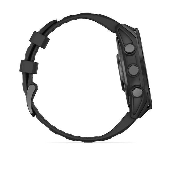 Смарт-часы Garmin Fenix 8 – 47 мм, AMOLED, сланцево-серые с черным силиконовым ремешком 010-02904-00 фото