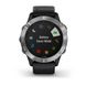 Смарт-годинник Garmin Fenix 6S сріблястий з чорним ремінцем 010-02159-01 фото 3