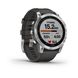 Смарт-годинник Garmin Fenix 7 сріблястий з ремінцем сірий графіт 010-02540-01 фото 3