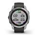 Смарт-часы Garmin Fenix 7 серебристые с ремешком серый графит 010-02540-01 фото 8