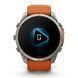 Смарт-годинник Garmin Fenix 9 Pro (51 мм) inReach з титановим корпусом і яскраво-помаранчевим силіконовим ремінцем