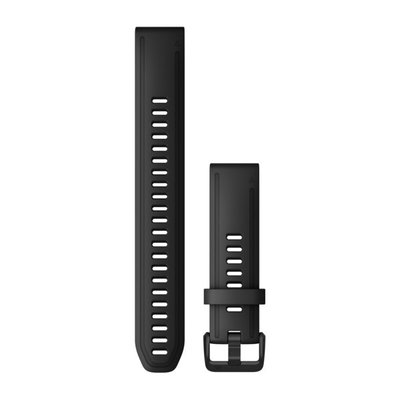 Ремінець Garmin QuickFit 20 для годинників Fenix 6S, Fenix 5S Plus, Fenix 5S, чорний, великий розмір 010-12942-00 фото