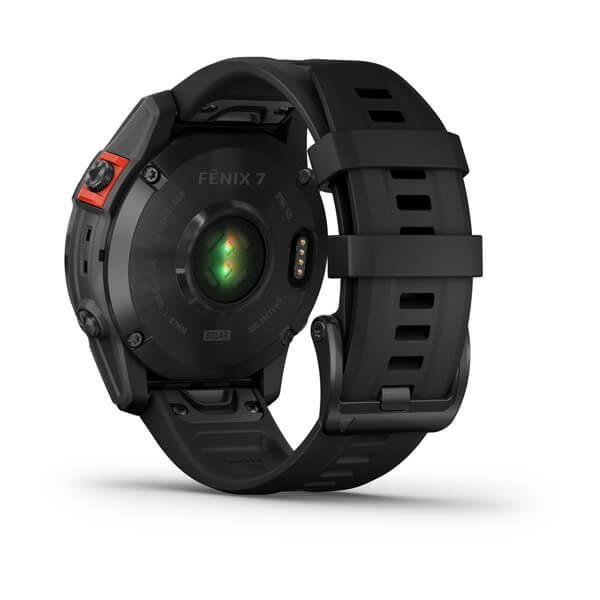 Смарт-часы Garmin Fеnix 7 Solar серые с черным ремешком 010-02540-11 фото