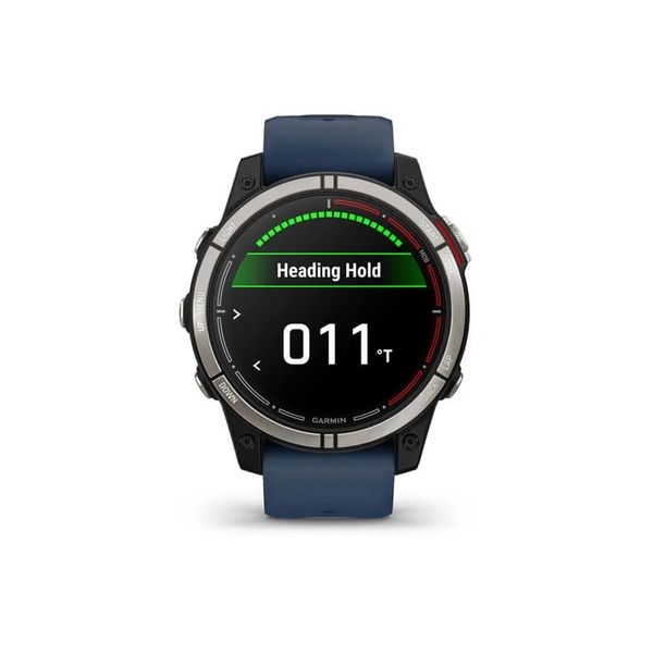 Смарт-годинник Garmin Quatix 7 Sapphire AMOLED з синім силіконовим ремінцем 010-02582-61 фото