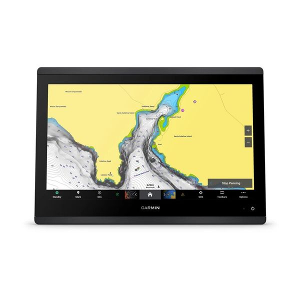 Ехолот-картплотер Garmin GPSMAP 1643xsv з датчиками SideVü, ClearVü, CHIRP і базовою картою світу 010-02919-02 фото