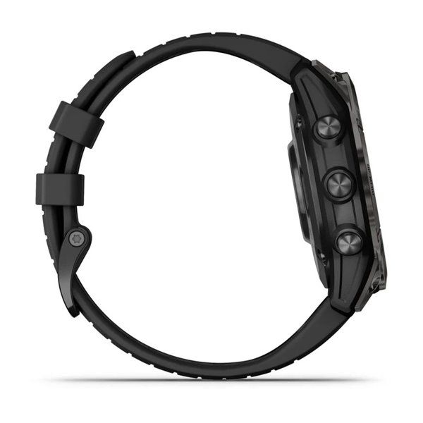 Смарт-часы Garmin Epix Pro (Gen 2) - Sapphire Edition 47 mm - темно-серый титан DLC Carbon с черным ремешком 010-02803-11 фото