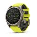 Смарт-часы Garmin Fenix 8 – 47 мм, Solar Sapphire, титан с ярко-желтым/графитовым силиконовым ремешком 010-02906-21 фото 1