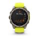 Смарт-часы Garmin Fenix 8 – 47 мм, Solar Sapphire, титан с ярко-желтым/графитовым силиконовым ремешком 010-02906-21 фото 2