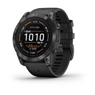 Смарт-годинник Garmin Epix Pro (Gen 2) - Standard Edition 51 mm - сланцево-сірий з чорним ремінцем 010-02804-21 фото